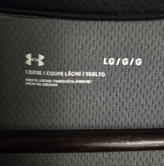 Under Armour Loose Gray Performance Polo Shirt Large - Picture 3 of 4